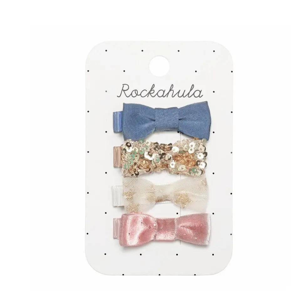 Enchanted Mini Bow Clip Set Rockahula