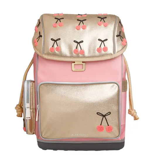 Ergonomic School Backpack Cherry Pompon Jeune Premier