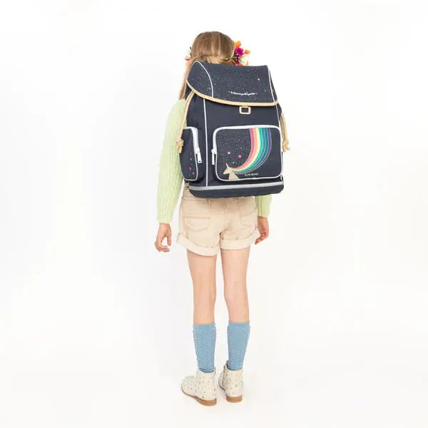 Ergonomic School Backpack - Unicorn Gold Jeune Premier