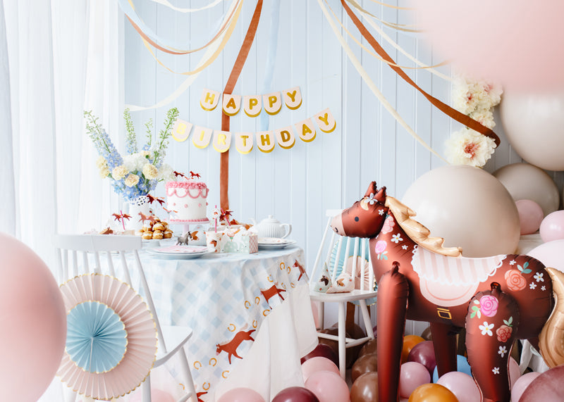 Foil balloon horse, 110 x 126 cm, mix (FB229)