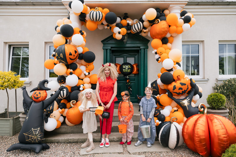 Standing Foil Balloon 3D Pumpkin, 90x90 cm, orange (FB299-005)