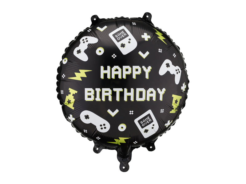 Foil balloon tablet ''Happy Birthday'', 35x35 cm, mix (FB344)
