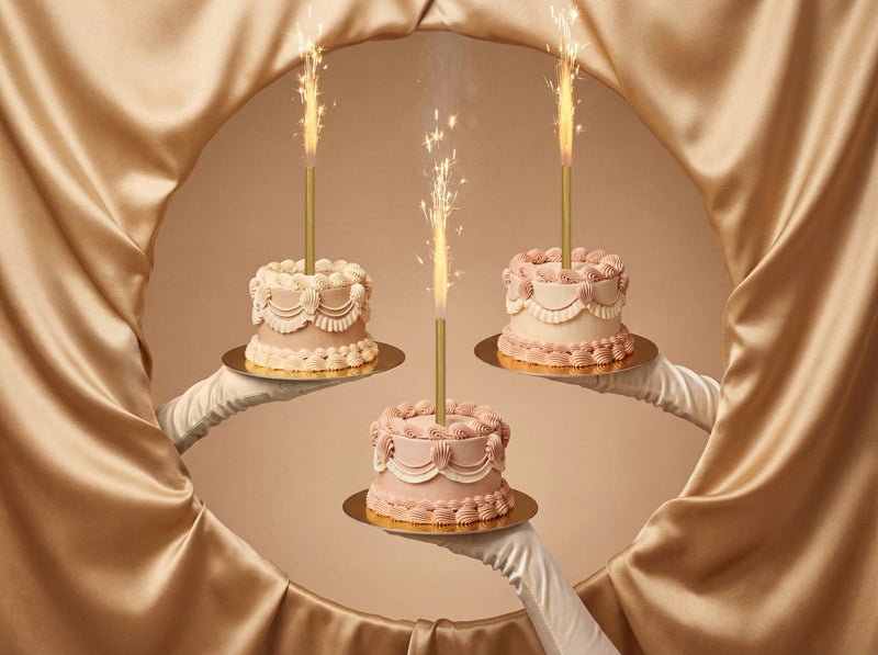 Cake fountain, gold, 18 cm (FT4-18-1)