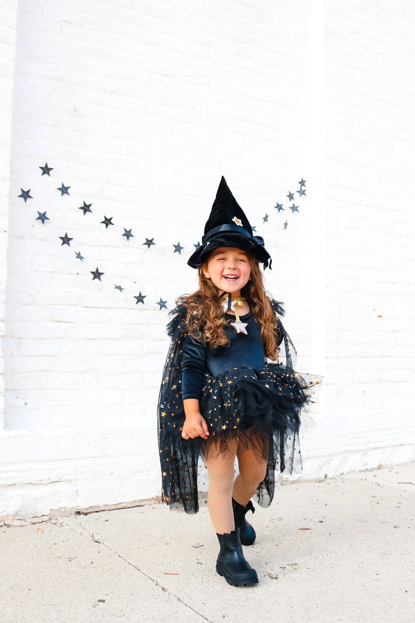 Fancy Shmancy Baby - Black whimsical witch: 8 years (ships week 1 of August) Fancy Shmancy Baby
