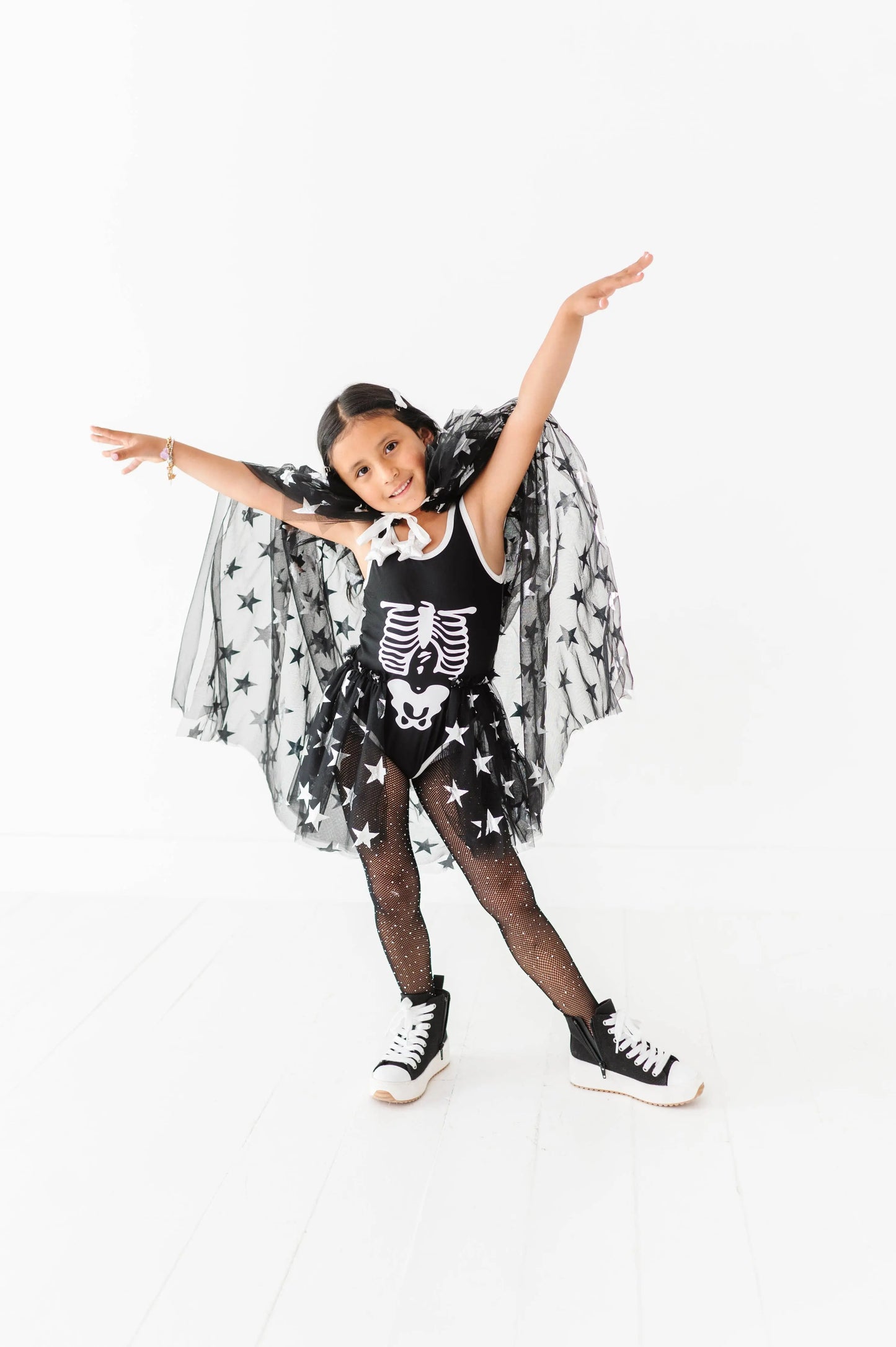 Fancy Shmancy Baby - Fancy Black skeleton costume: 6 years Fancy Shmancy Baby