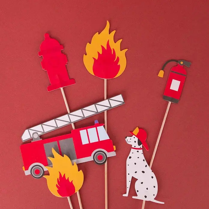 Firefighter Cake Toppers My Little Day