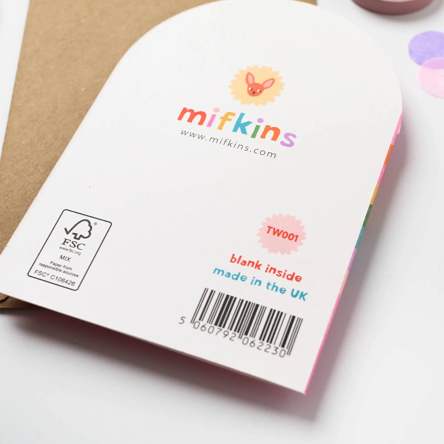 Flower Power Birthday Card Mifkins