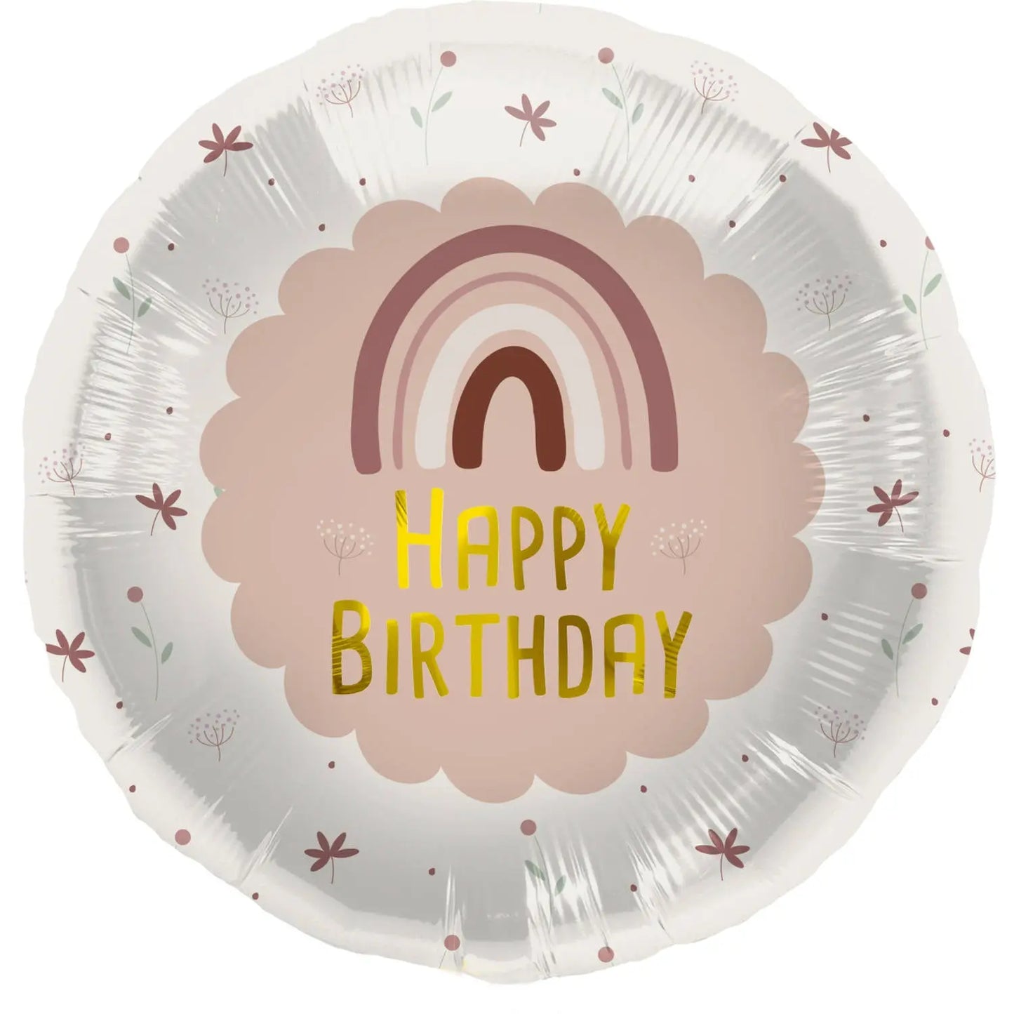 Foil Balloon Birthday Rainbow Pink Folat