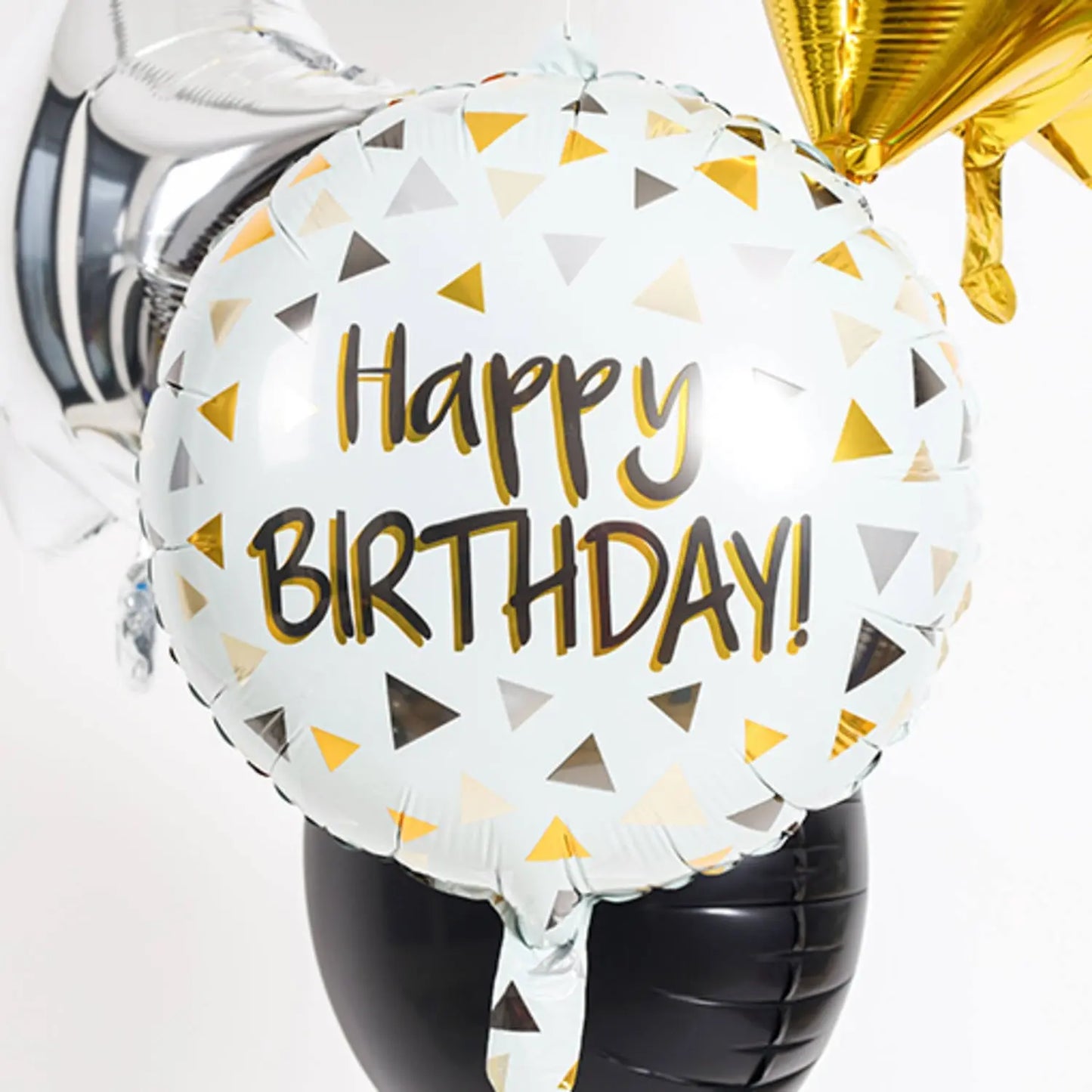 Foil Balloon Birthday Triangles - 45 cm Folat