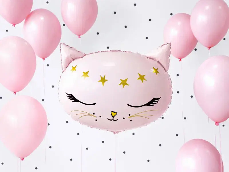 Foil Balloon Cat, 48x36cm Partydeco