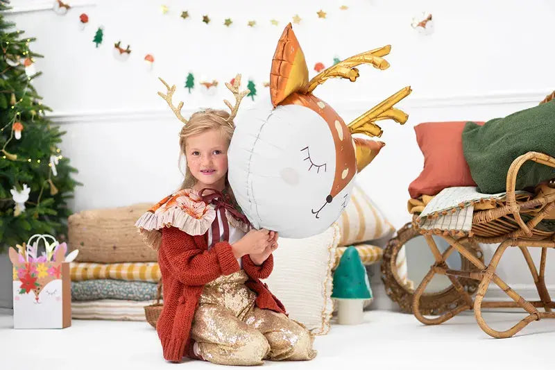 Foil Balloon Deer, 73x64cm, mix Partydeco