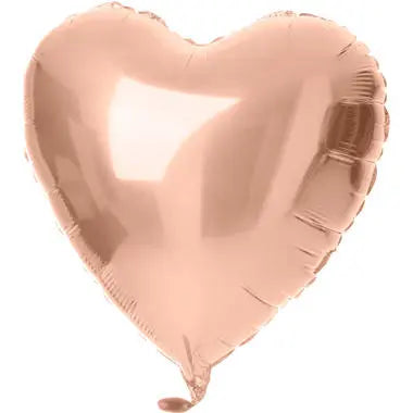 Foil Balloon Heart-shaped Rose Gold - 45 cm Folat