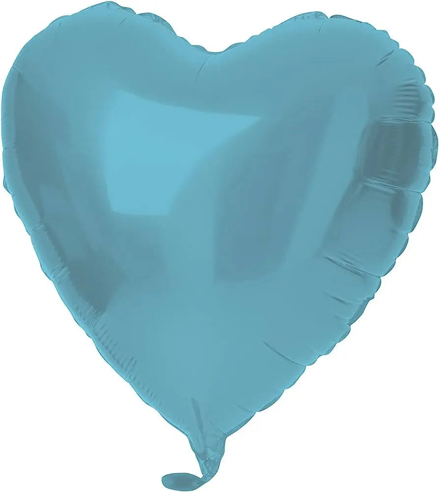 Foil Balloon Matte Blue Pastel Heart Size: 45 cm Folat