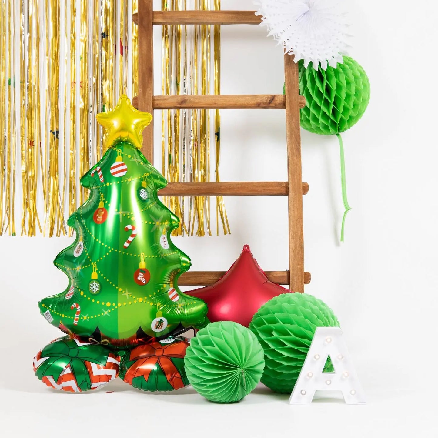 Foil Balloon with Base Christmas Tree - 81 cm Folat