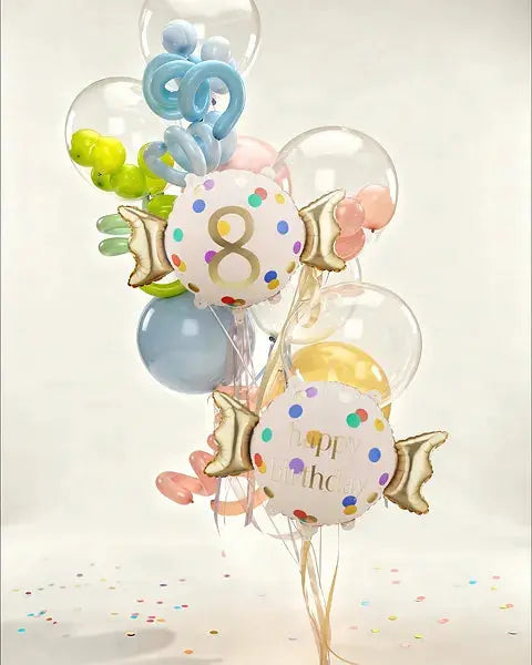 Foil balloon Candy Happy Birthday Partydeco