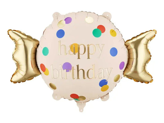 Foil balloon Candy Happy Birthday Partydeco