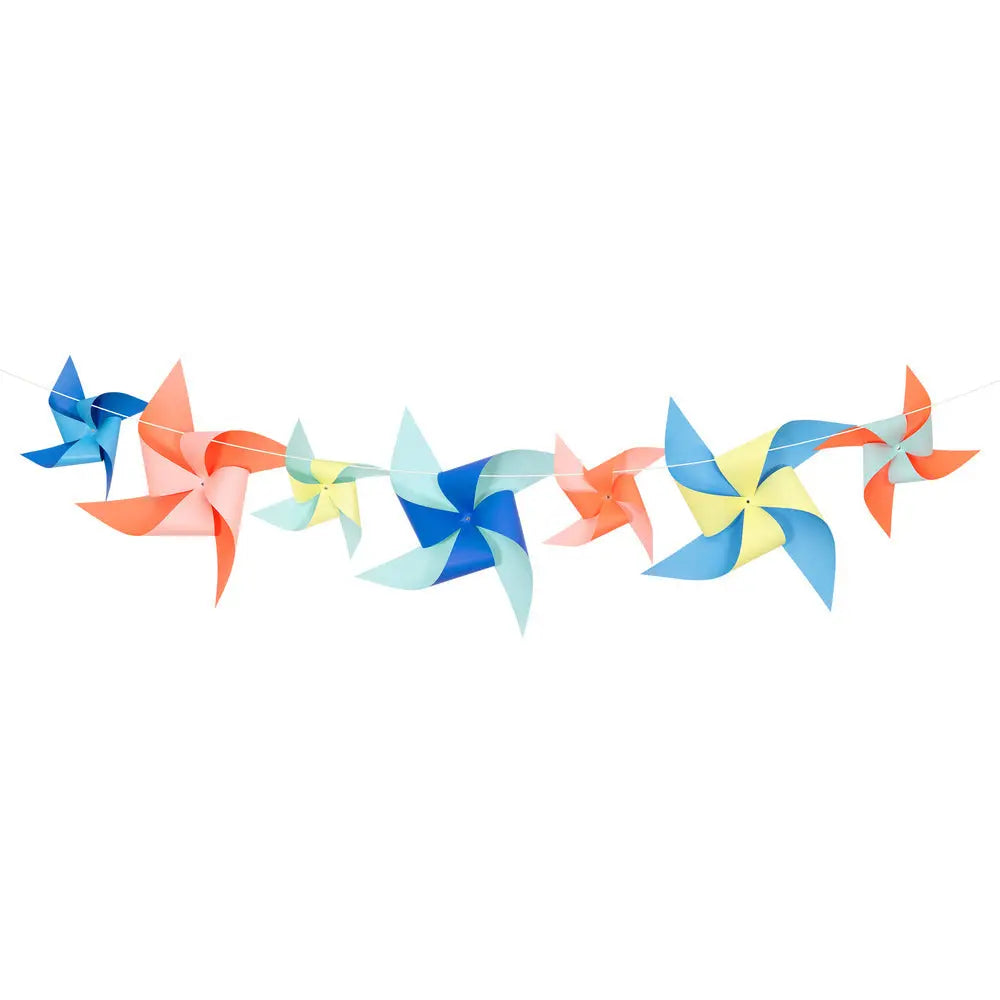 Giant pinwheel garland kit Meri Meri