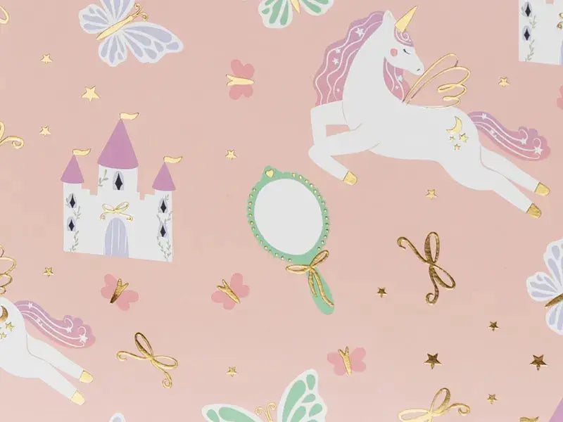 Gift bag Unicorns, 24 x 10 x 32 cm, mix Partydeco