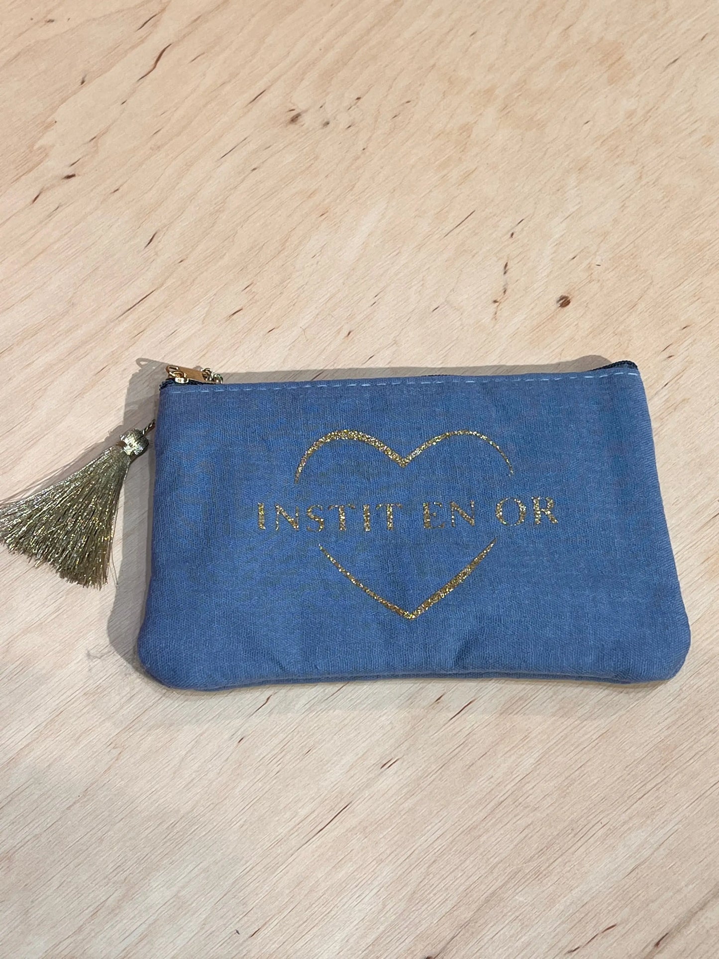 Glam bag - Instit en Or - Blue thepartyville