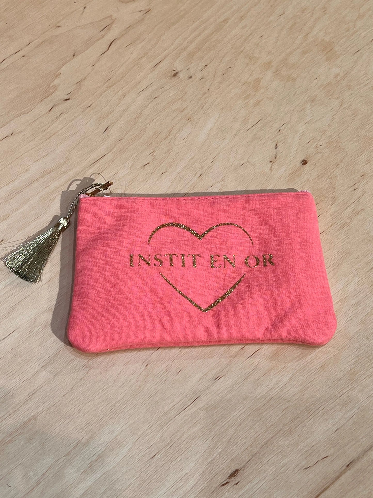 Glam bag - Instit en Or - Pink thepartyville