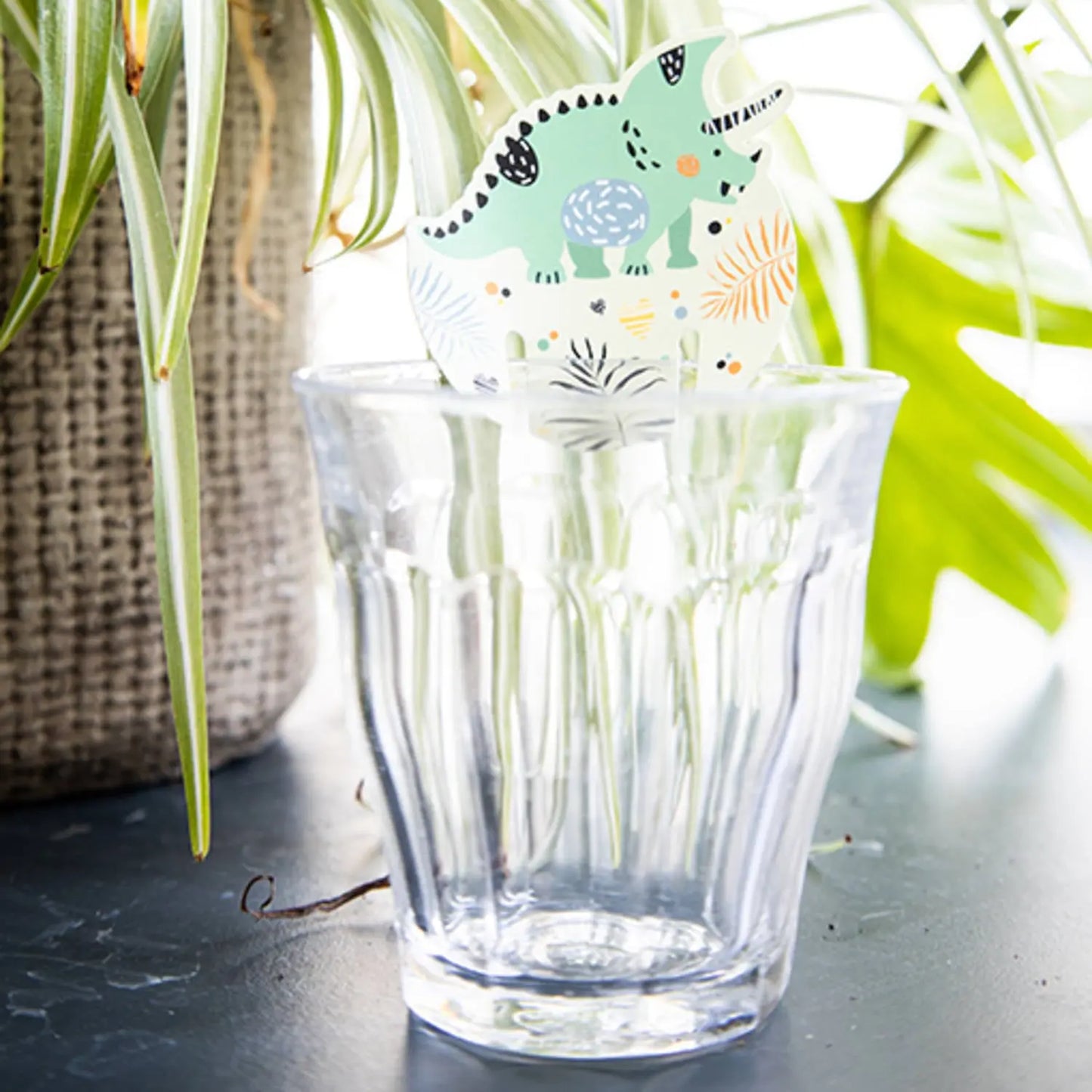 Glass markers Dino Roars - 6 pieces Folat