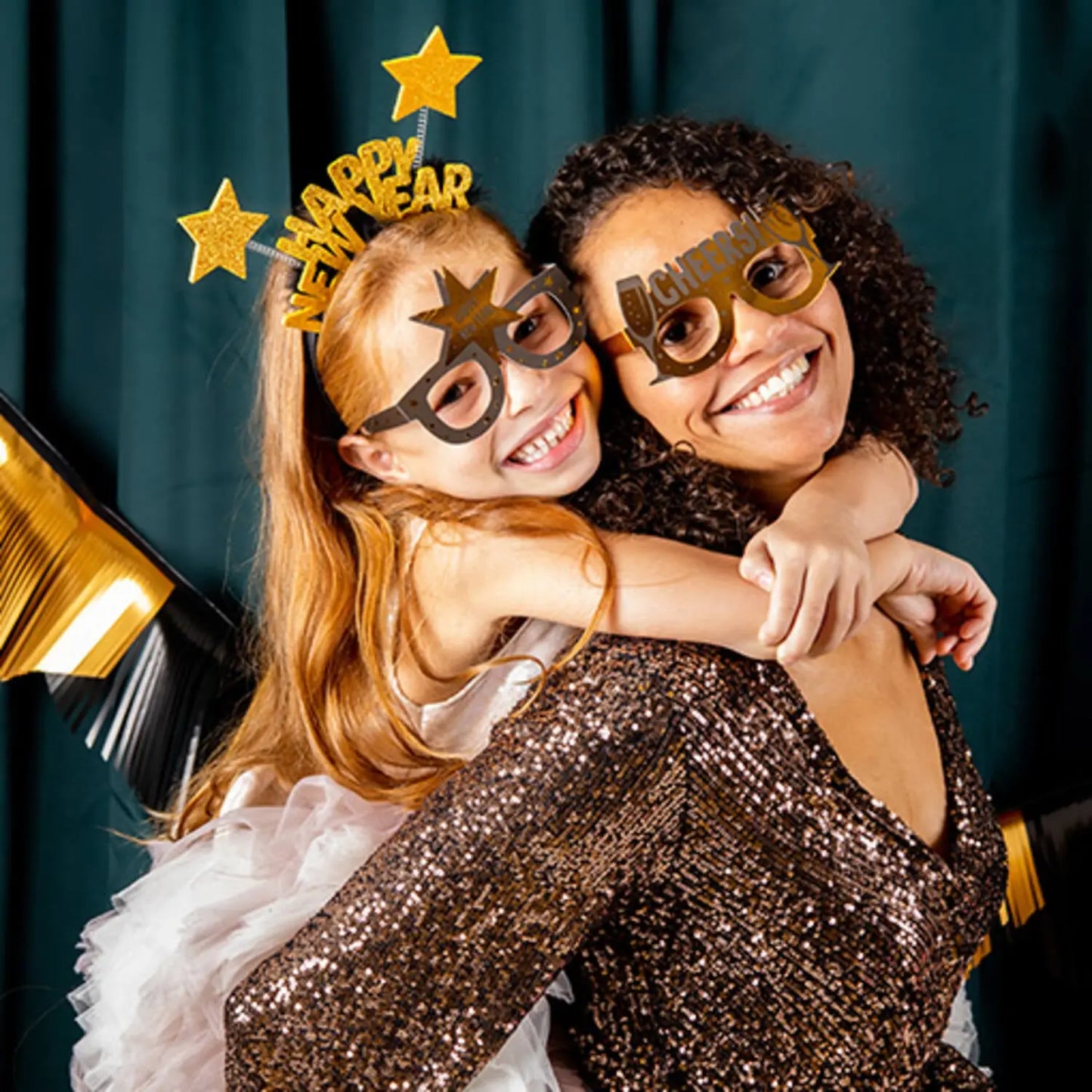 Glasses Paper - BlackGold HNY Folat