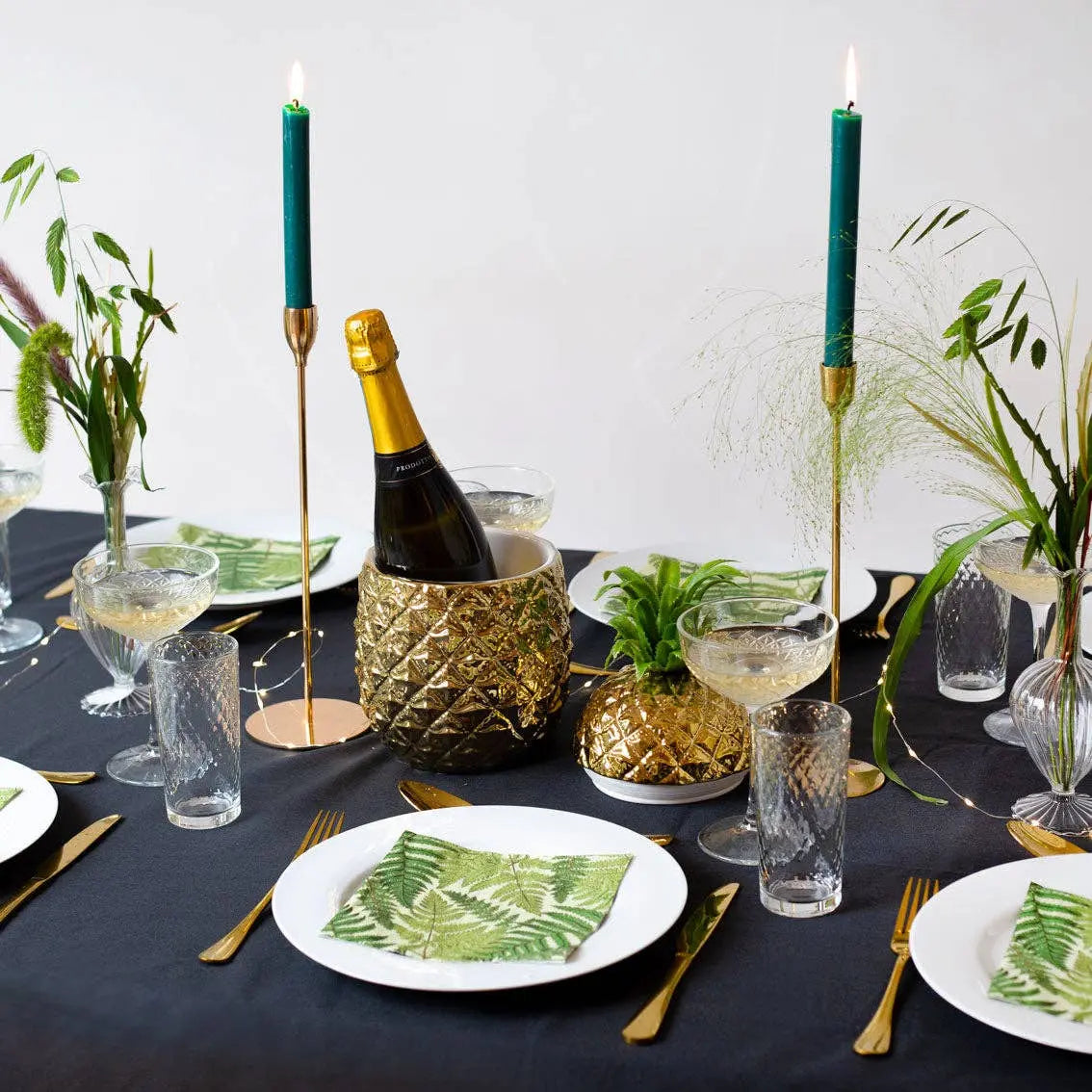 Gold Pineapple Ice Bucket | Christmas | Home Décor | Talking Tables EU