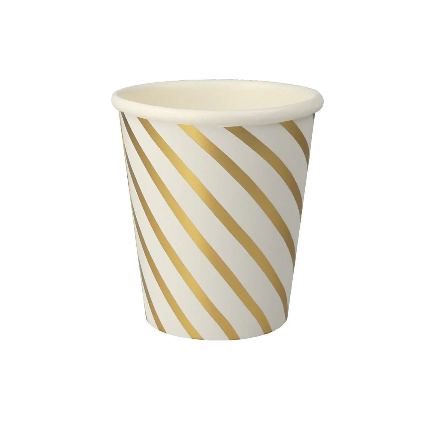 Gold stripe cups Meri Meri