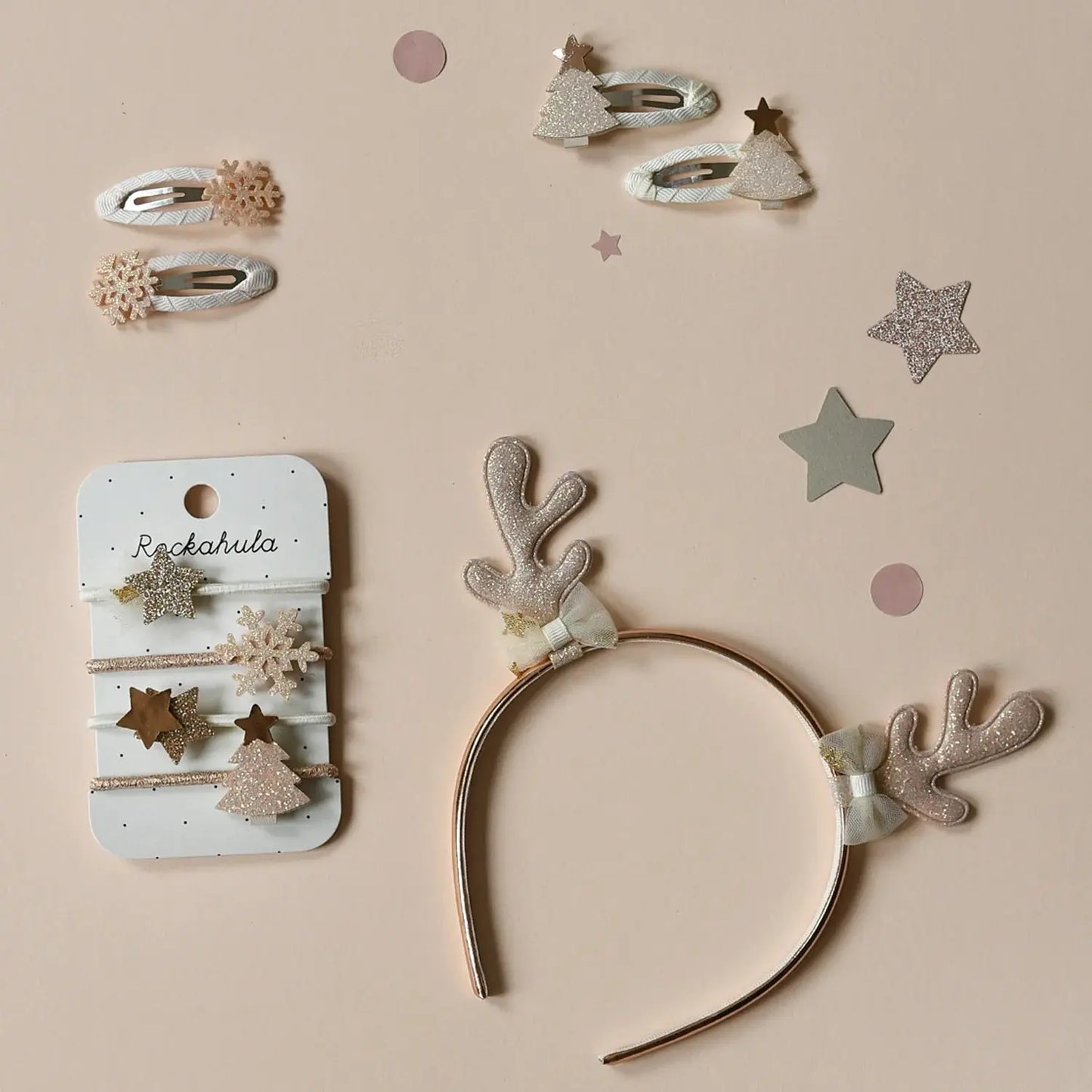 Golden Reindeer Headband Rockahula