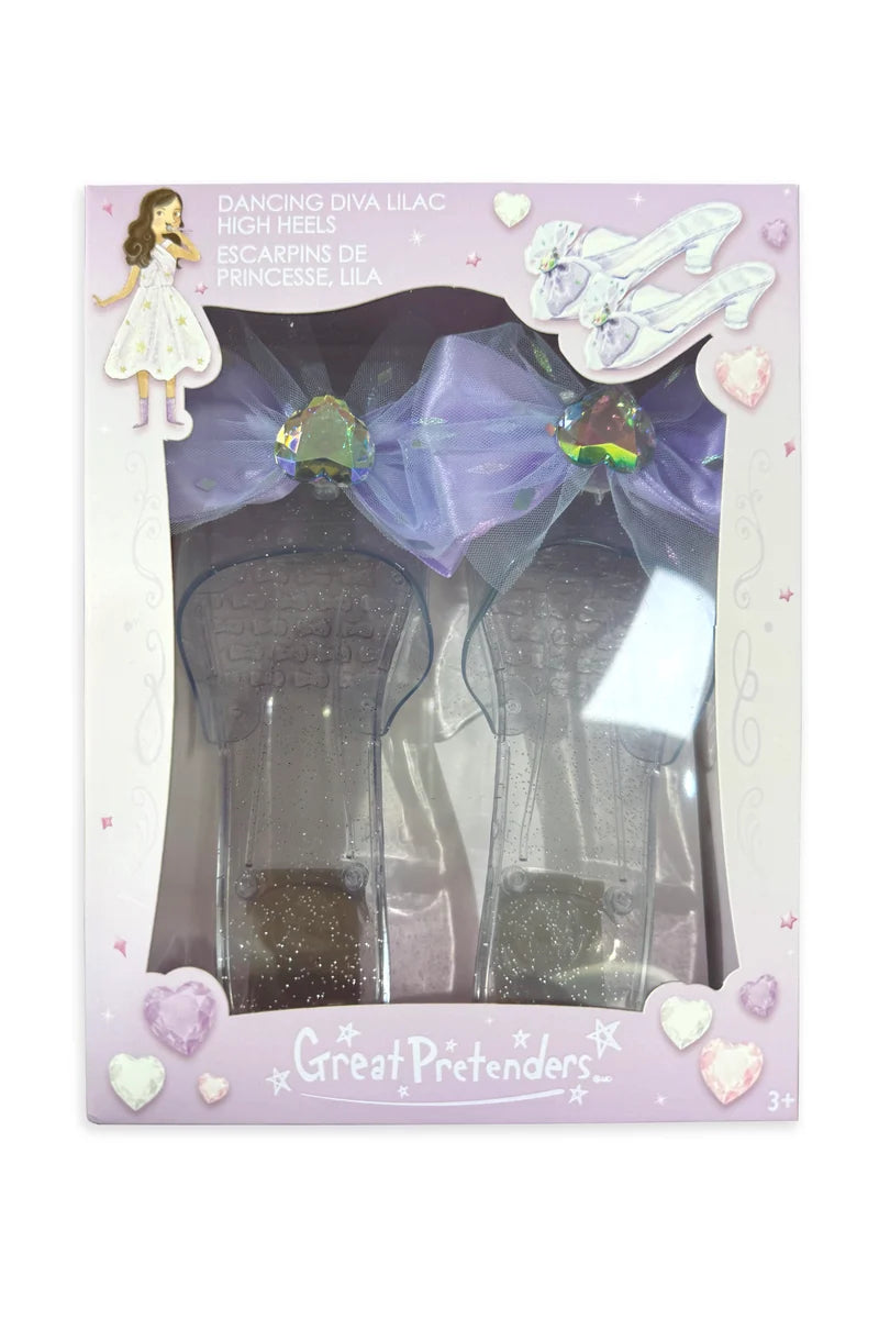 Reigning Beauty High Heels (1 pair), Lilac, ONE SIZE 29-30