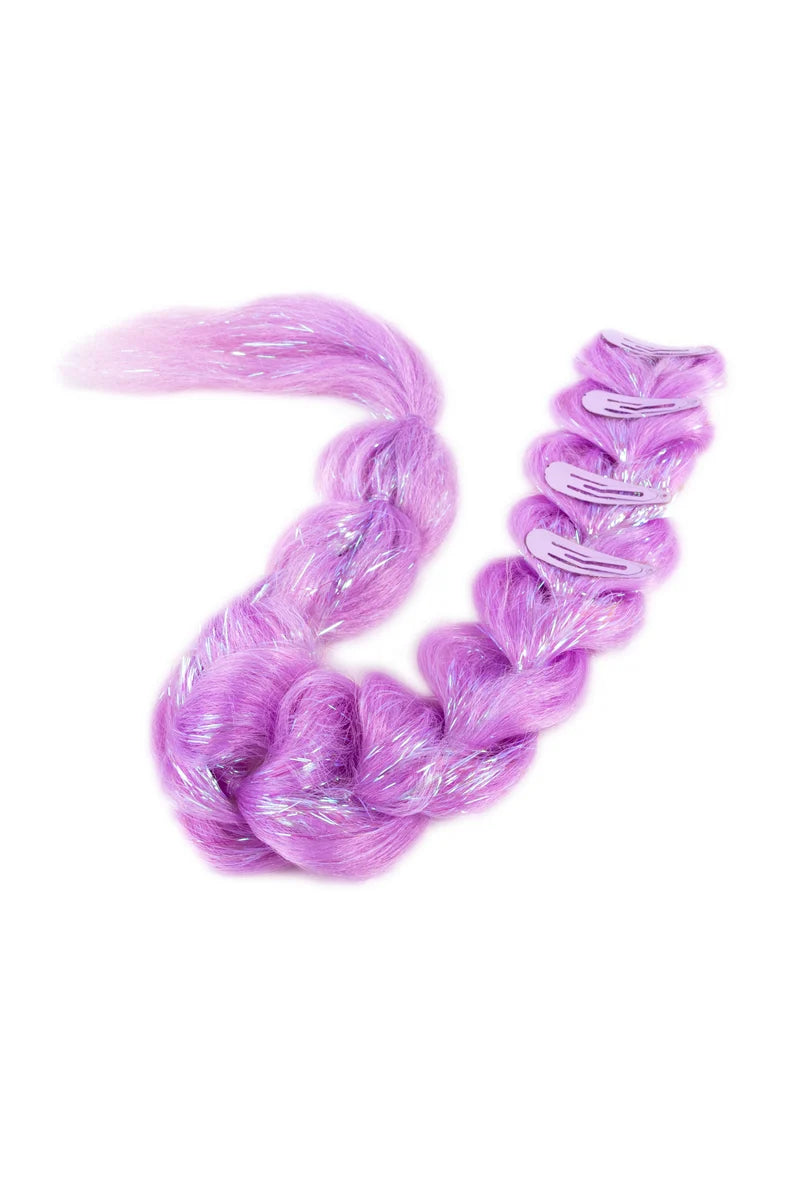 Rock Star Hair Braid - Purple