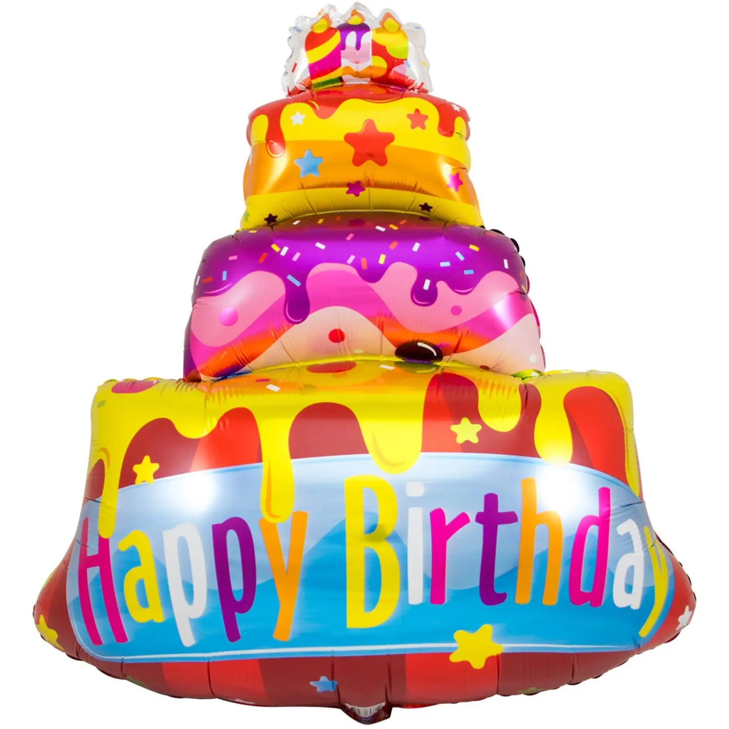 Happy Birthday Cake Foil Balloon - 67x73 cm Folat