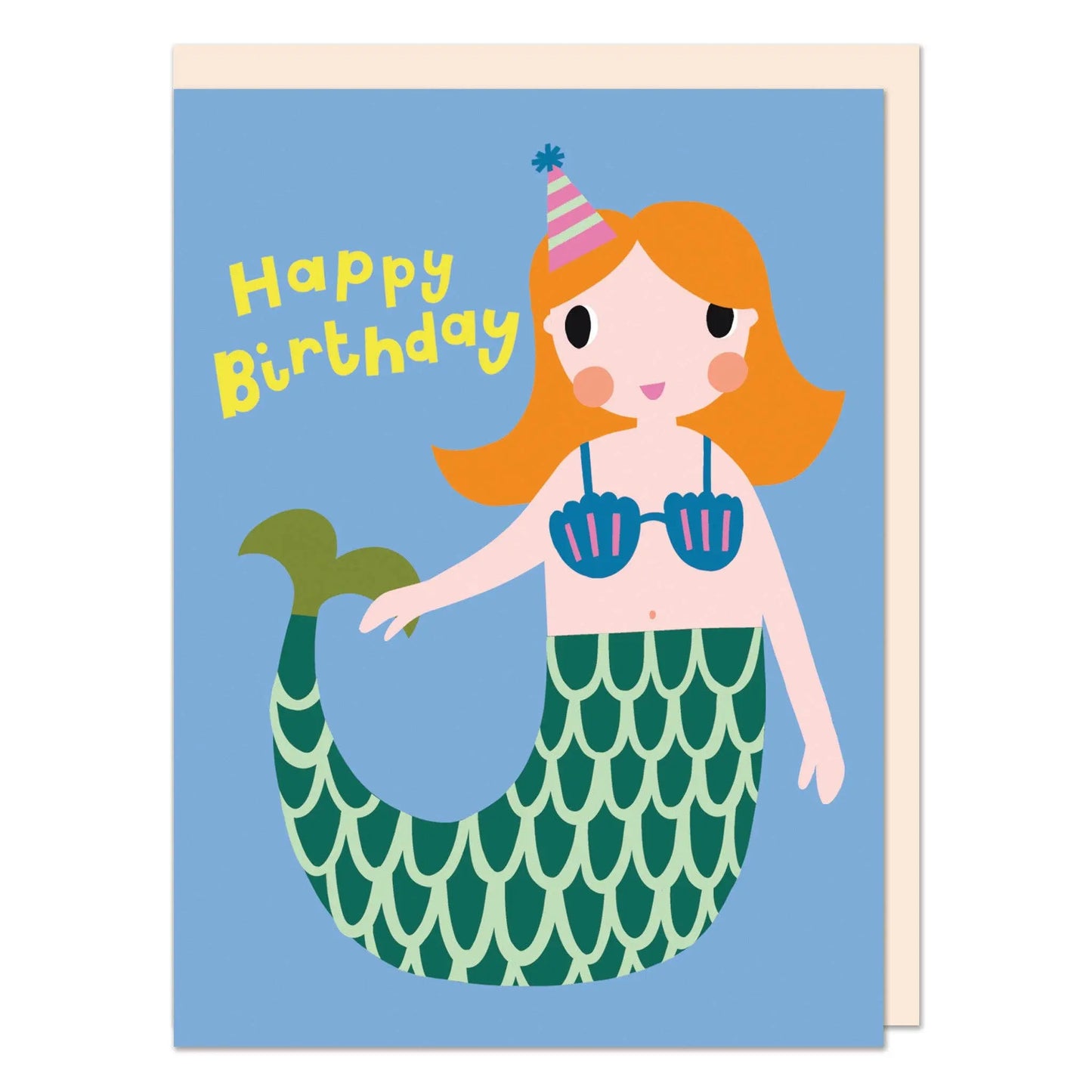 Happy Birthday Mermaid (LIJ56) Raspberry Blossom