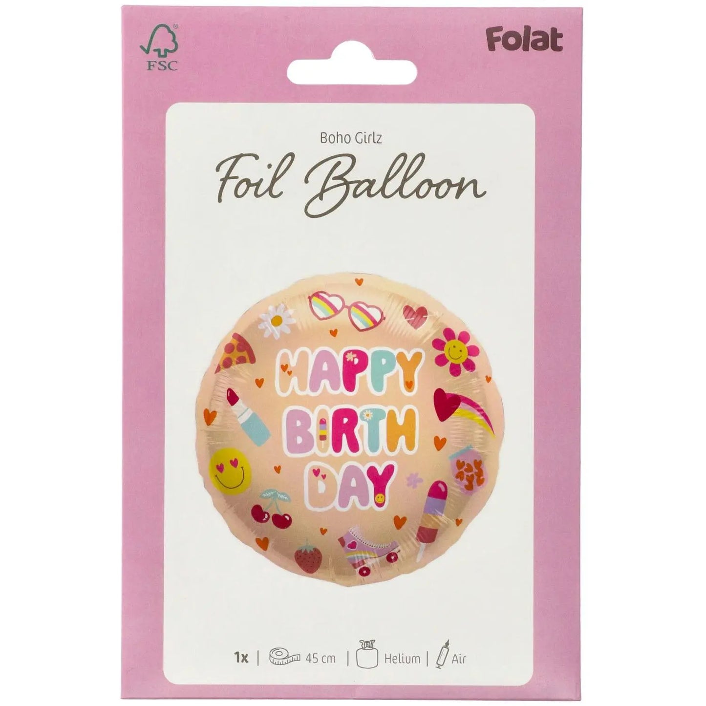"Happy Birthday" - Boho Girlz - 45 cm Folat
