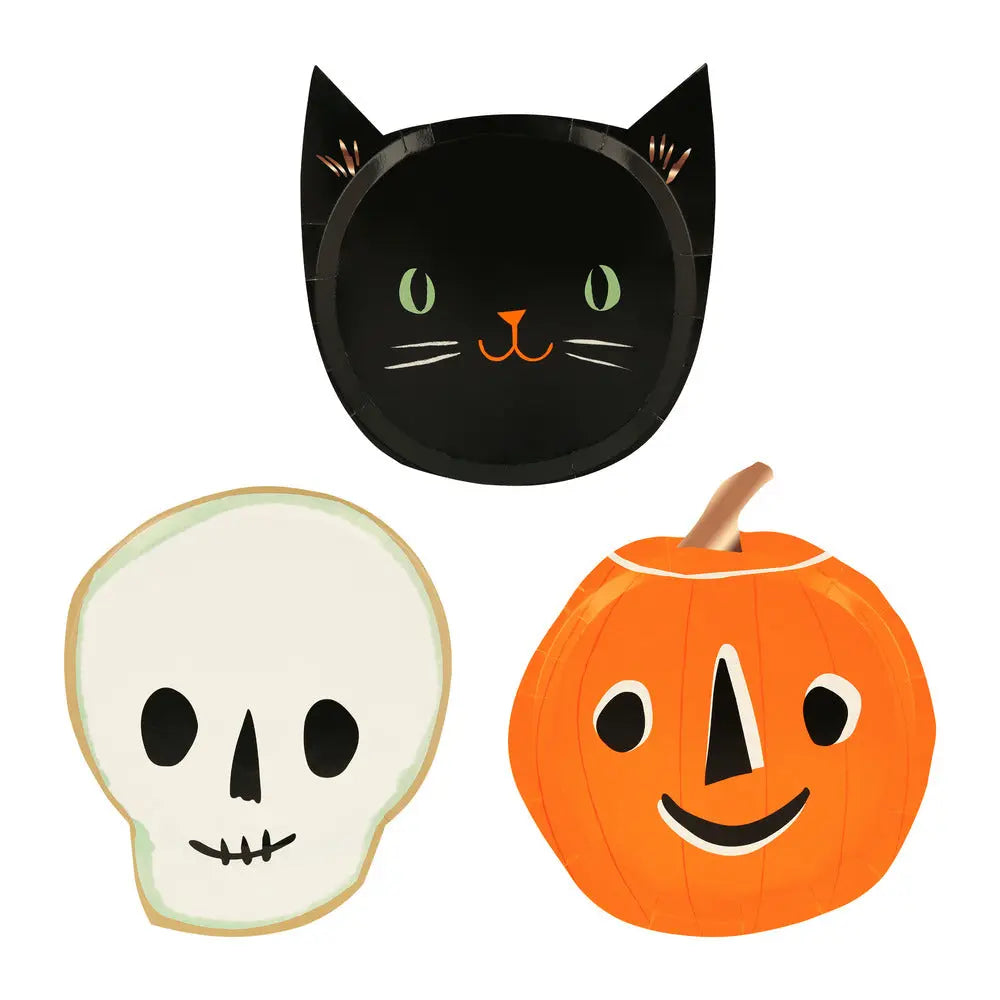 It’s Halloween plates Meri Meri