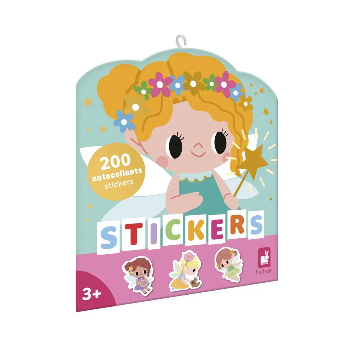 J09195 50 LARGE STICKERS - FAIRIES Janod