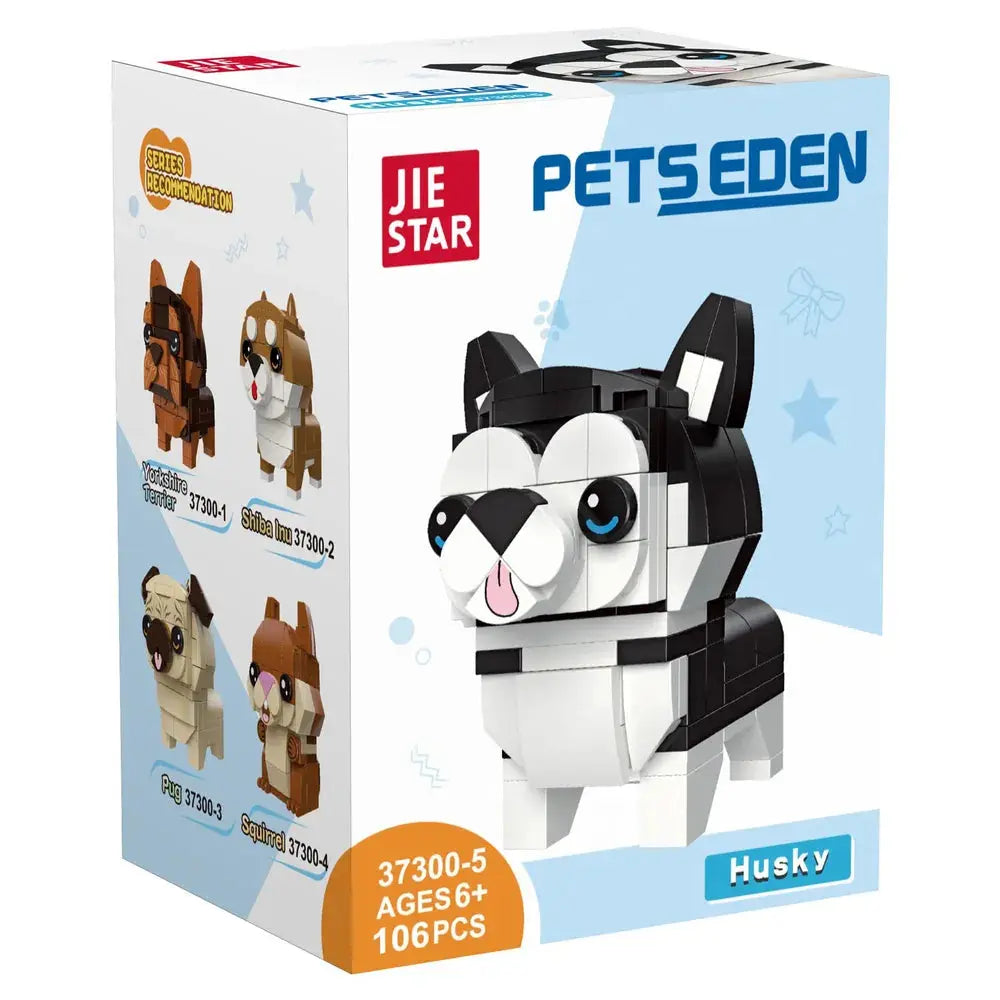 JIE STAR Pets Eden Construction Set: Husky Jie Star