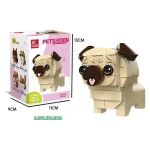 JIE STAR Pets Eden Construction Set: Pug Jie Star