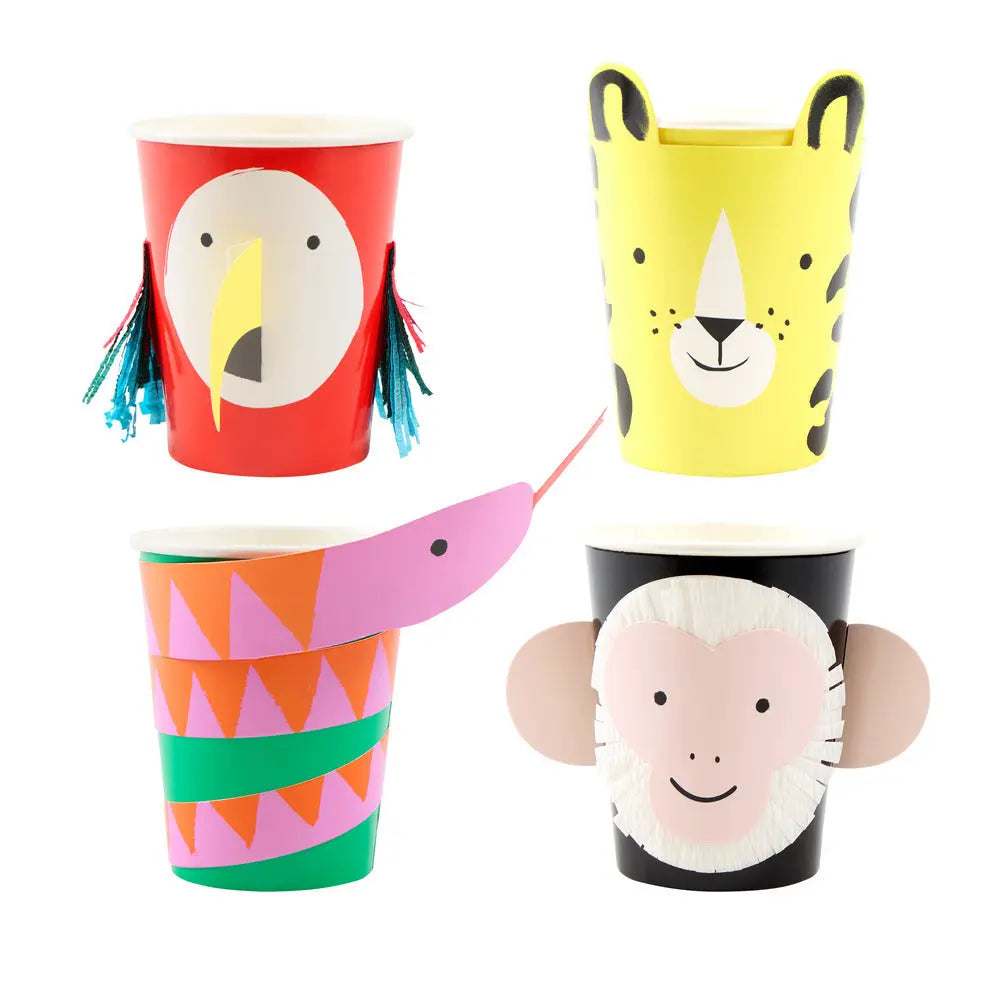Jungle jamboree character cups Meri Meri