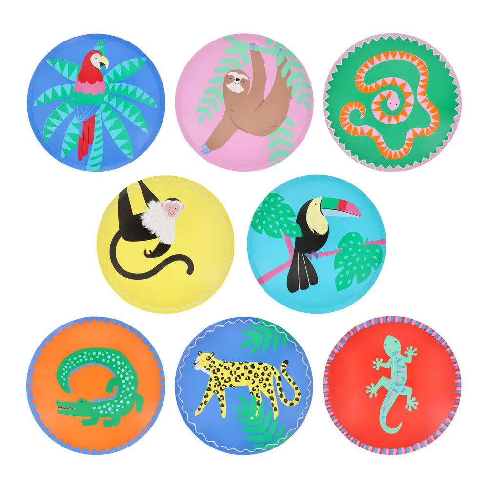 Jungle jamboree side plates Meri Meri