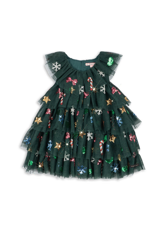 Yvonne Christmas Dress - Hunter Green (2026)