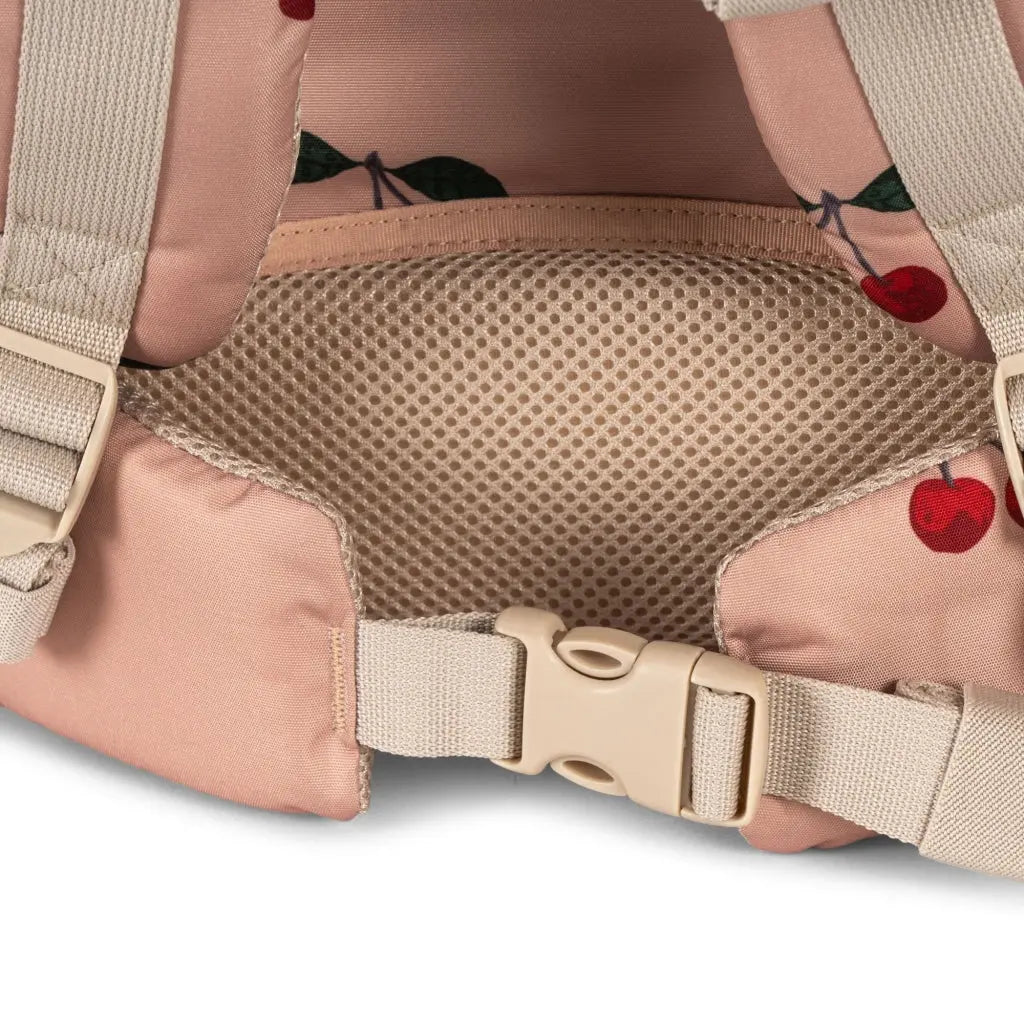 (KS100197) CLOVER SCHOOLBAG - MA GRANDE CERISE MAHOGANY Konges Slojd