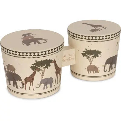 (KS101109) Wooden Bongo Drums - Safari Konges Slojd