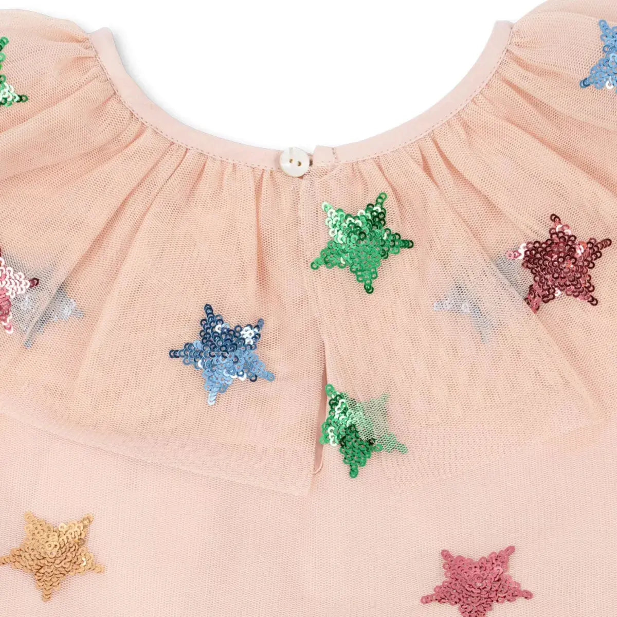 (KS101758) Yvonne Fairy Dress Multi stars Konges Slojd