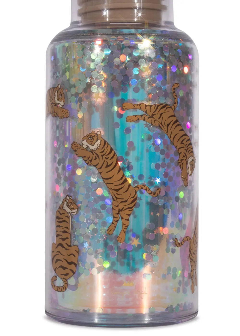 (KS101989) Glitter Bottle - Tiger Konges Slojd