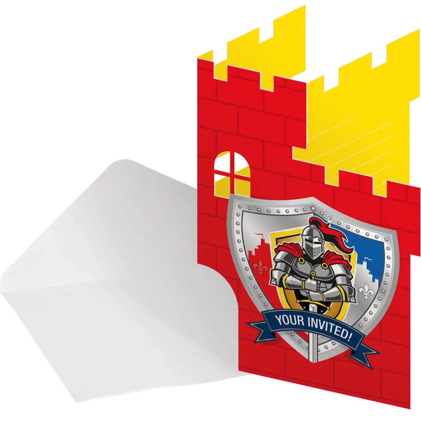 Knight Reinier Invitations - 8 pieces Folat