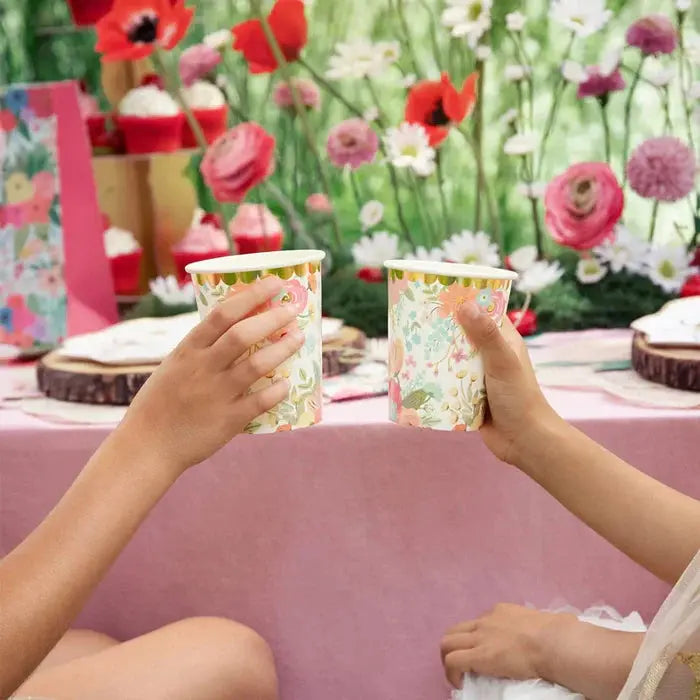 Kraft cardboard glass with 270cc Floral Oh yeah!