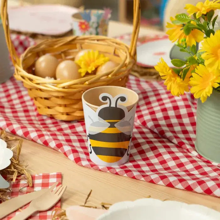 Kraft cardboard glass with 270cc farm Oh yeah!