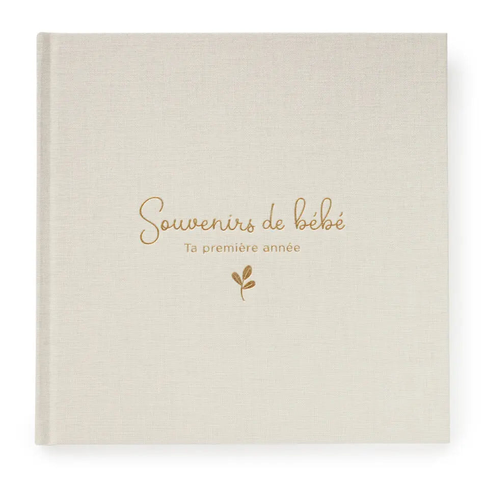 LIVRE SOUVENIRS DE BÉBÉ PREMIÈRE ANNÉE Zu-boutique