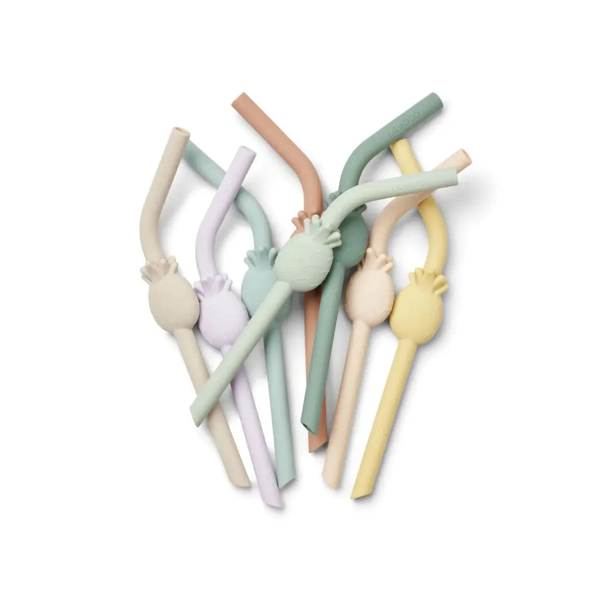 (LW18868) CARLSON PINEAPPLE STRAWS 8-PACK LieWood